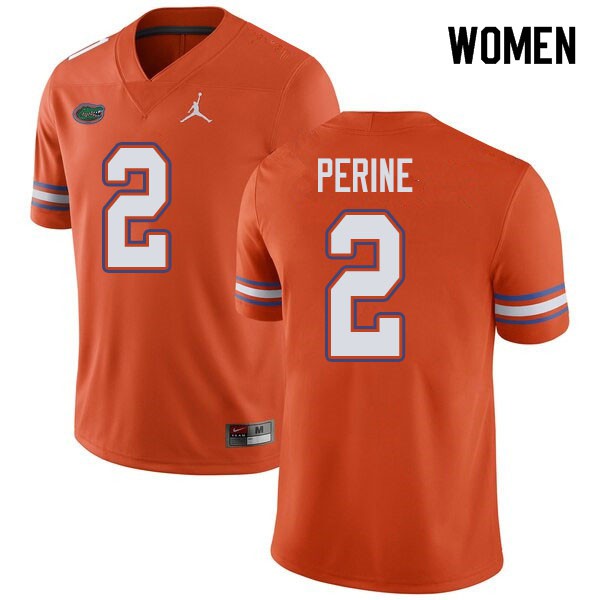 Jordan Brand Women #2 Lamical Perine Florida Gators College Football Jerseys Orange